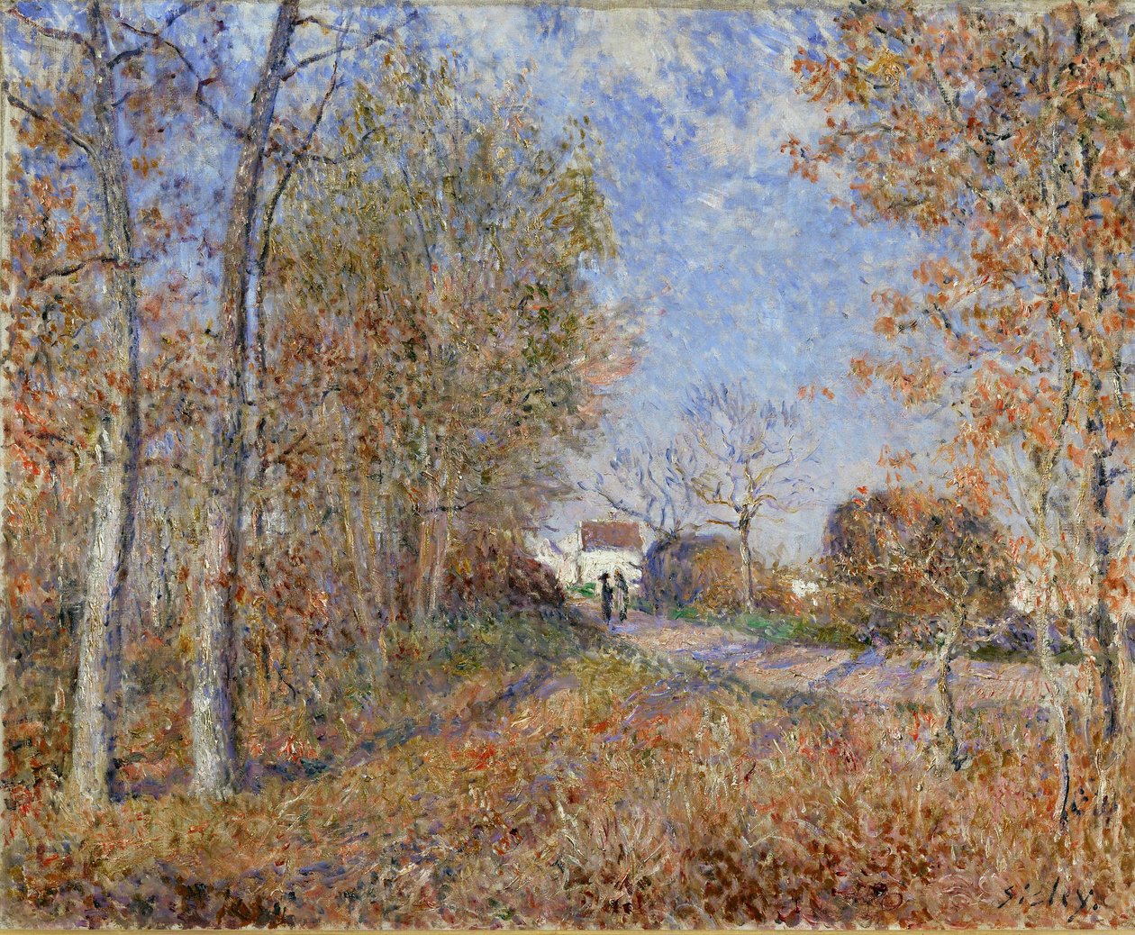 Droga na skraju lasu autorstwa Alfred Sisley
