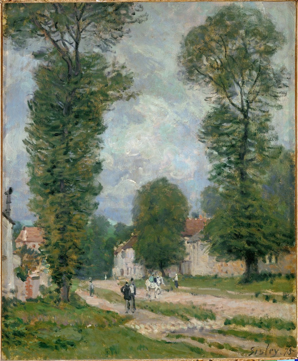 Droga do Wersalu autorstwa Alfred Sisley