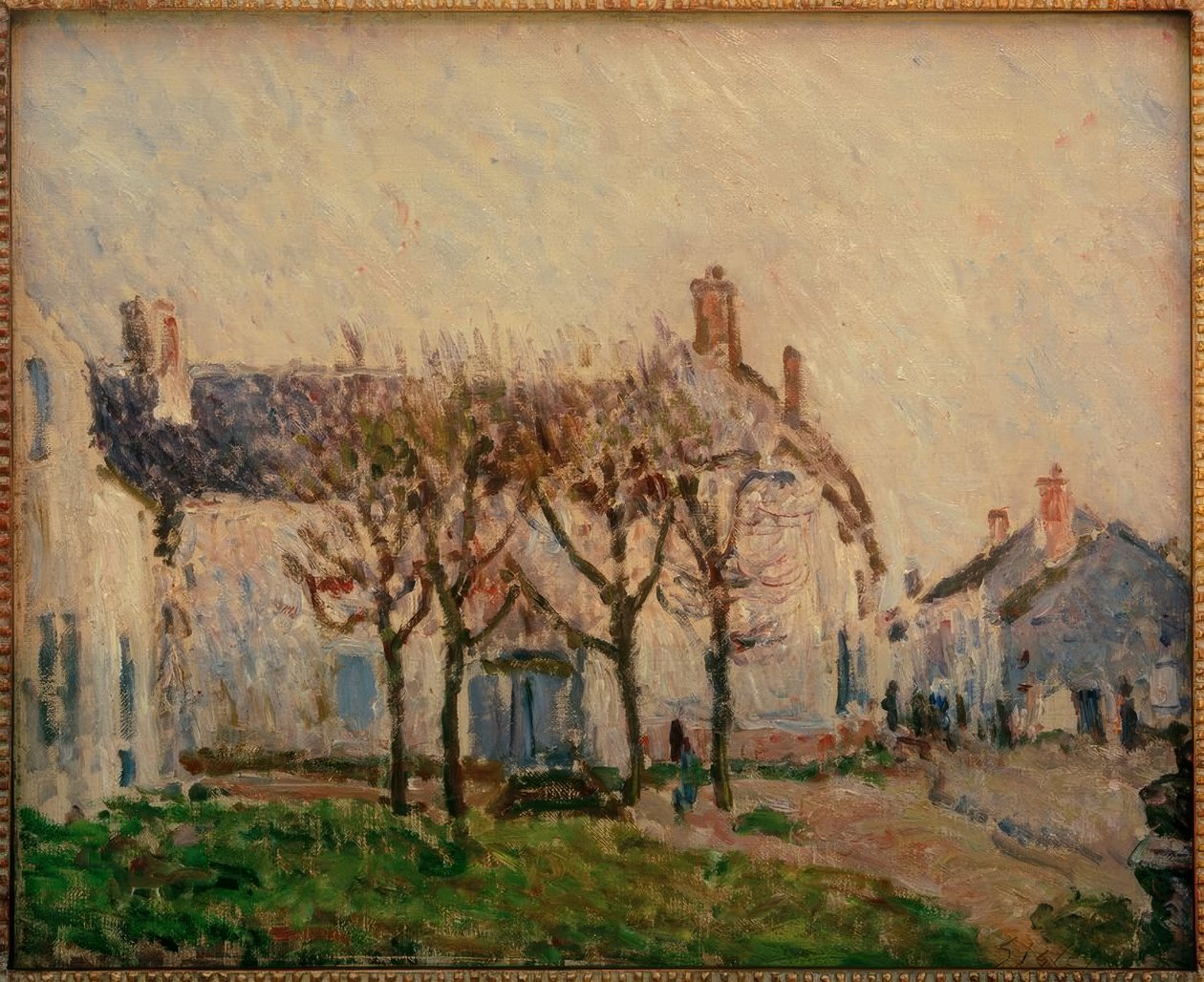 Ulica w Moret-sur-Loing autorstwa Alfred Sisley
