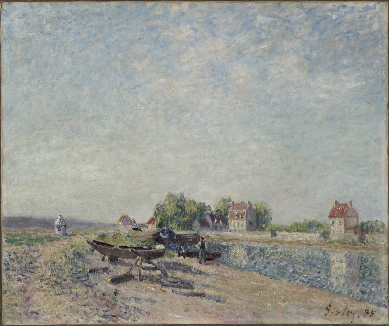 Saint-Mammes, Kanał Loing autorstwa Alfred Sisley