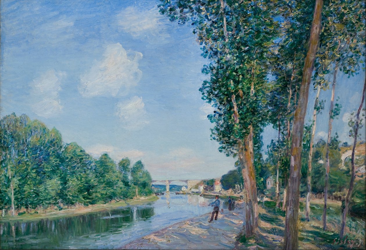 Saint-Mammès. Czerwcowe słońce autorstwa Alfred Sisley