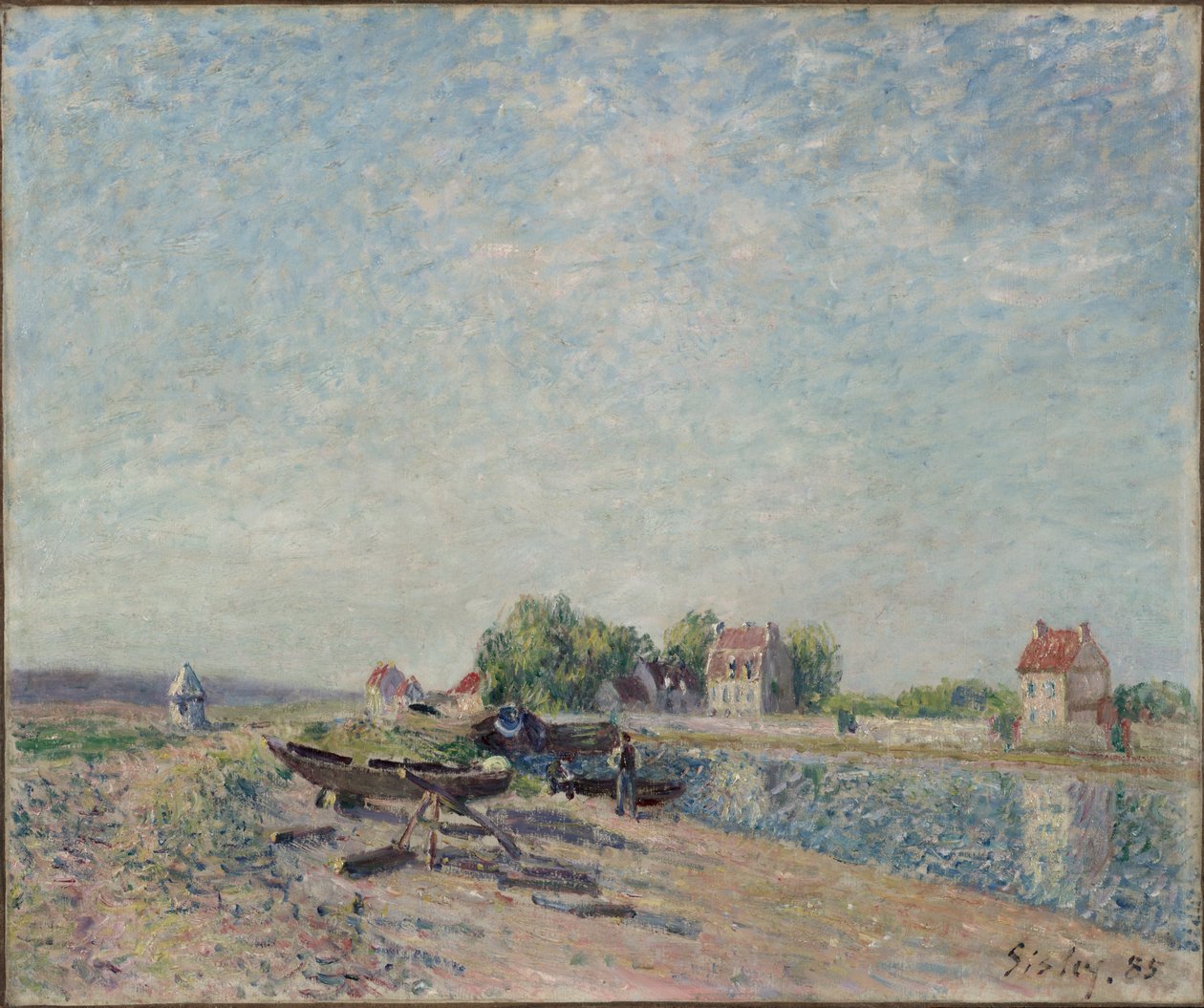 Saint-Mammes, Kanał Loing autorstwa Alfred Sisley