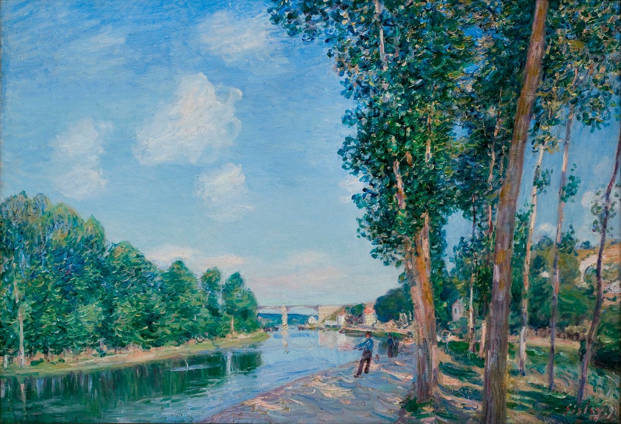 Święta Matka, Słońce Czerwca - Obraz Alfreda Sisleya (1839-1899) autorstwa Alfred Sisley