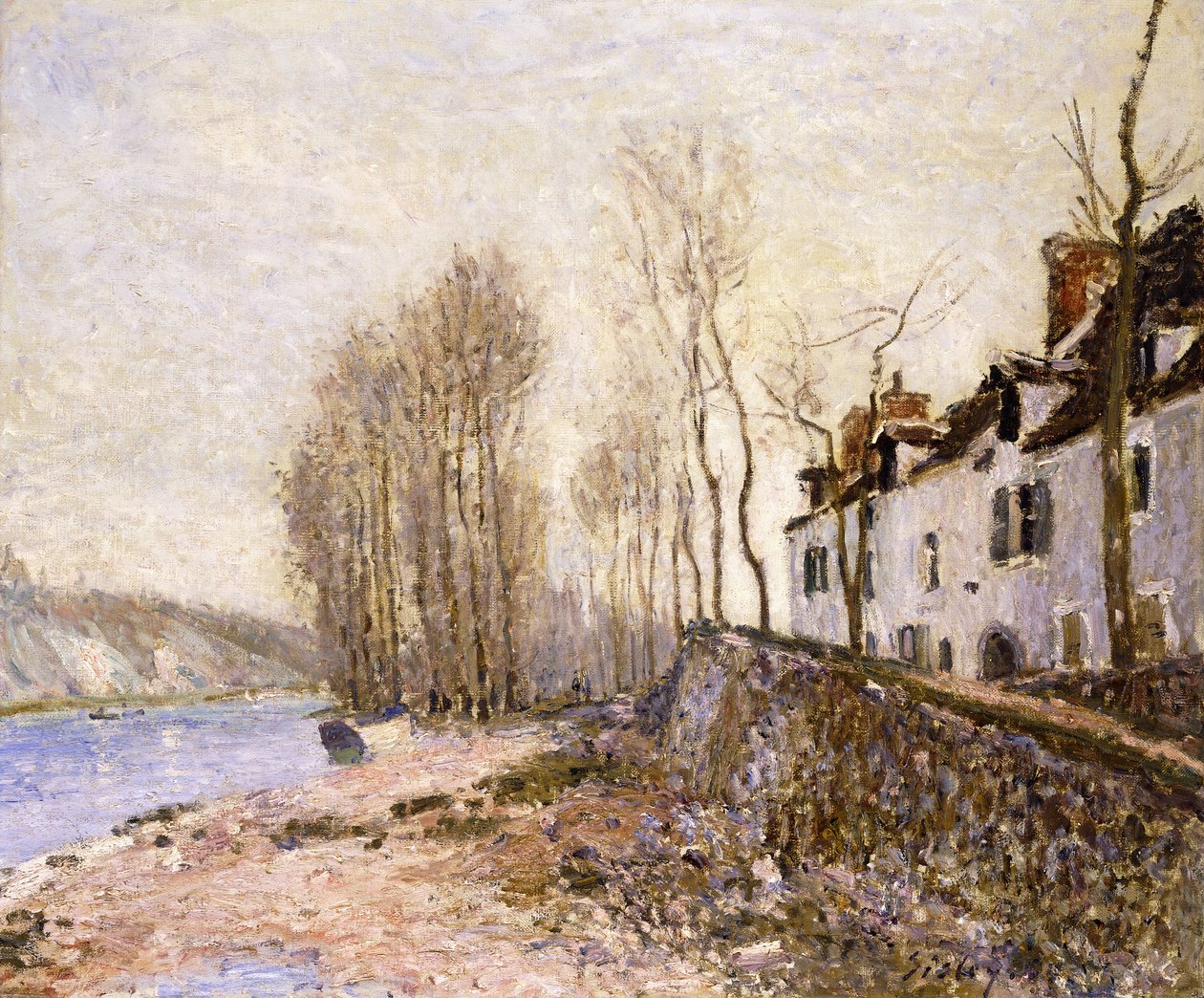 Święty Mammes, Biały Krzyż autorstwa Alfred Sisley