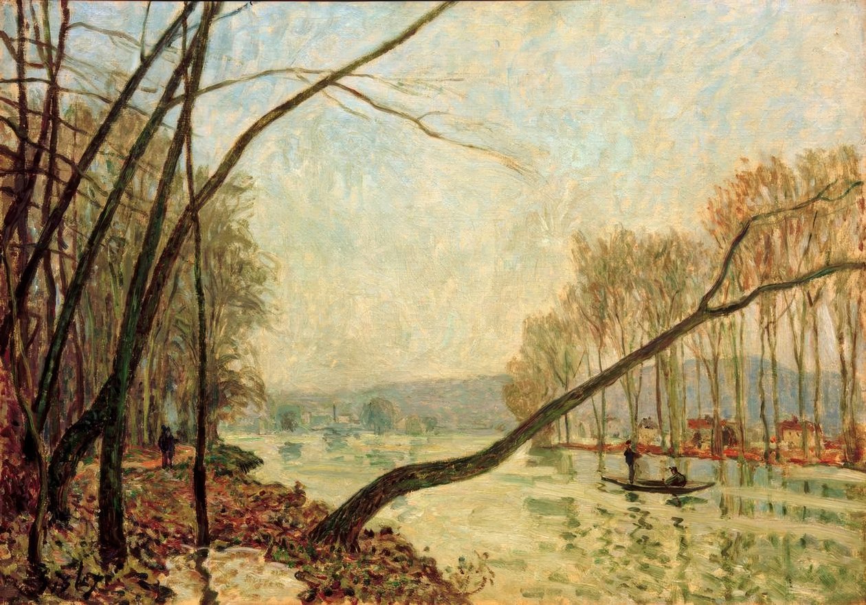 Brzegi Sekwany jesienią autorstwa Alfred Sisley