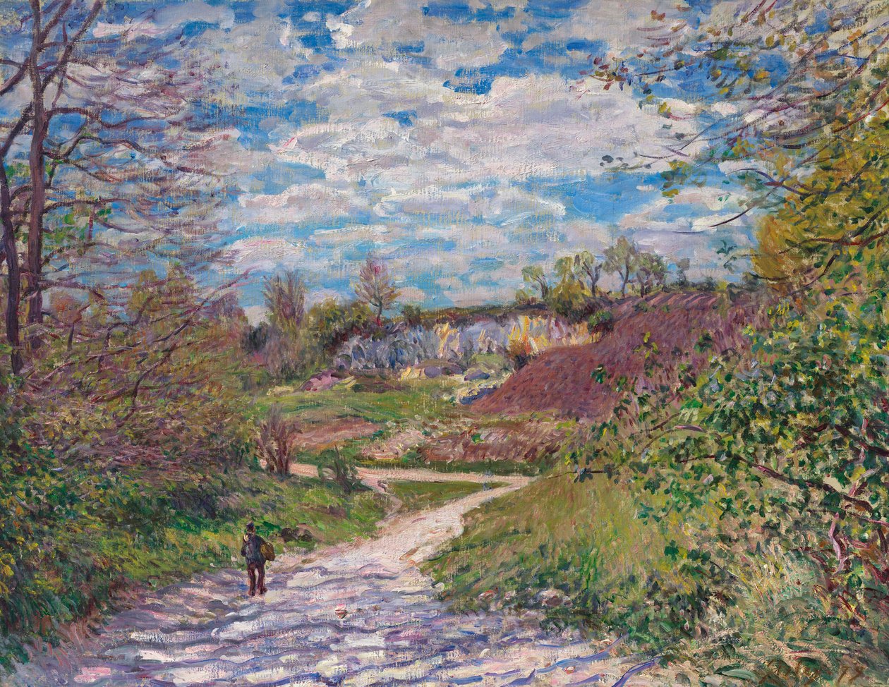 Zimowe słońce w Veneux-Nadon Zimowe słońce w Veneux-Nadon, 1879. autorstwa Alfred Sisley