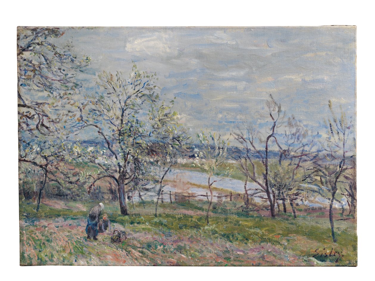 Wiosna w Veneux-Nadon, 1882 autorstwa Alfred Sisley