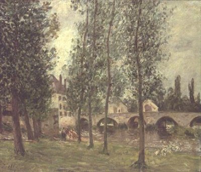 Most w Moret autorstwa Alfred Sisley