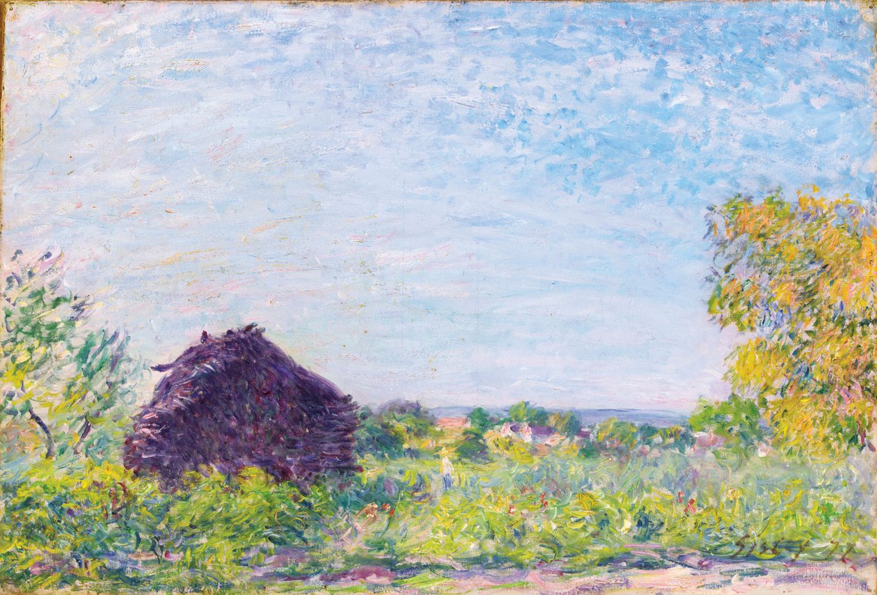 Stóg siana, 1877 autorstwa Alfred Sisley