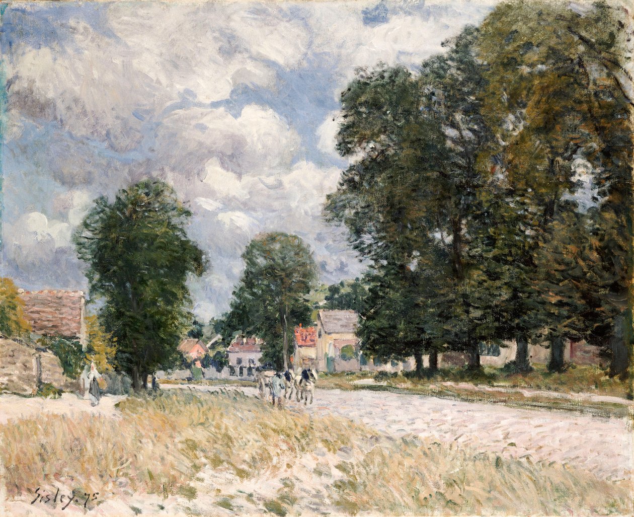 Droga do Marly-le-Roi autorstwa Alfred Sisley