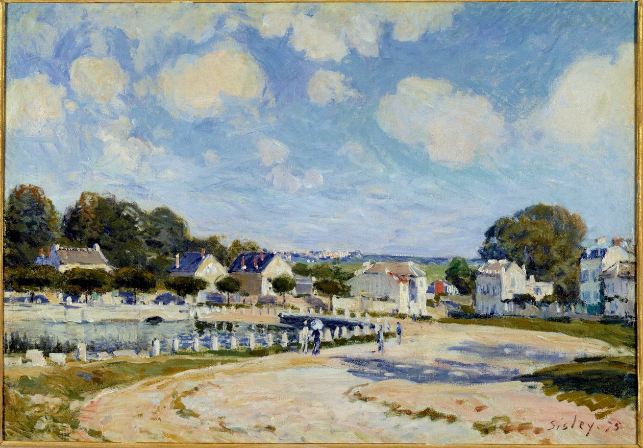 Wodopoje w Marly-le-Roi autorstwa Alfred Sisley