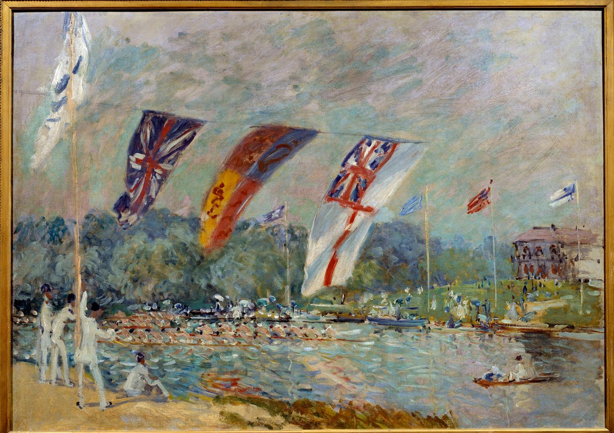 Regaty w Molesey. Obraz Alfreda Sisleya (1839-1899) autorstwa Alfred Sisley