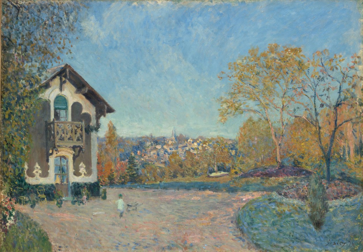 Widok Marly-le-Roi z Coeur-Volant autorstwa Alfred Sisley