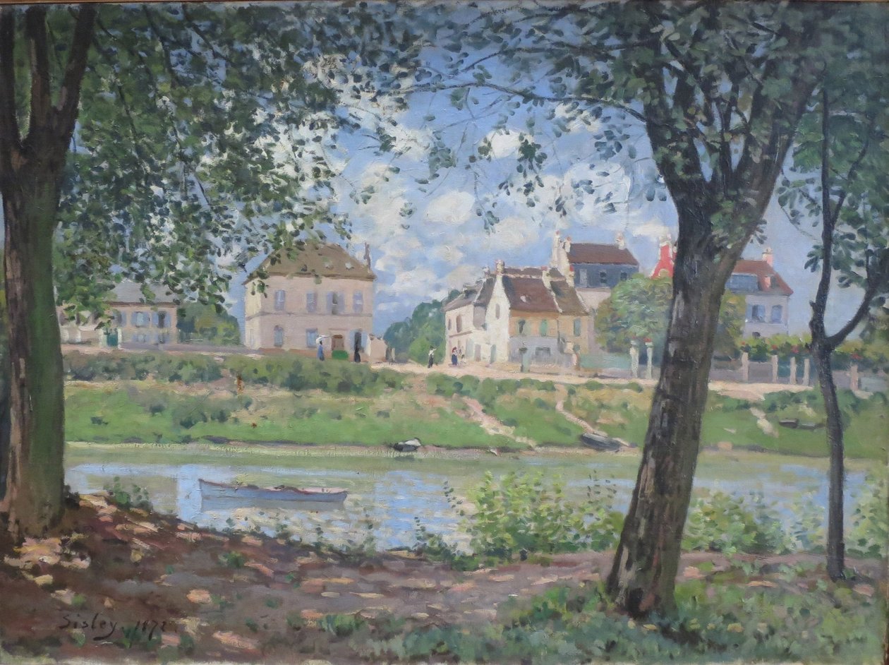 Villeneuve-la-Garenne autorstwa Alfred Sisley