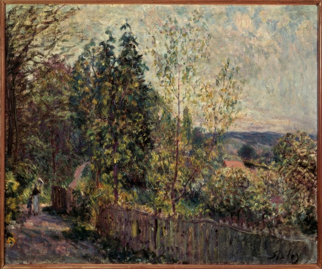 Leśna ścieżka autorstwa Alfred Sisley