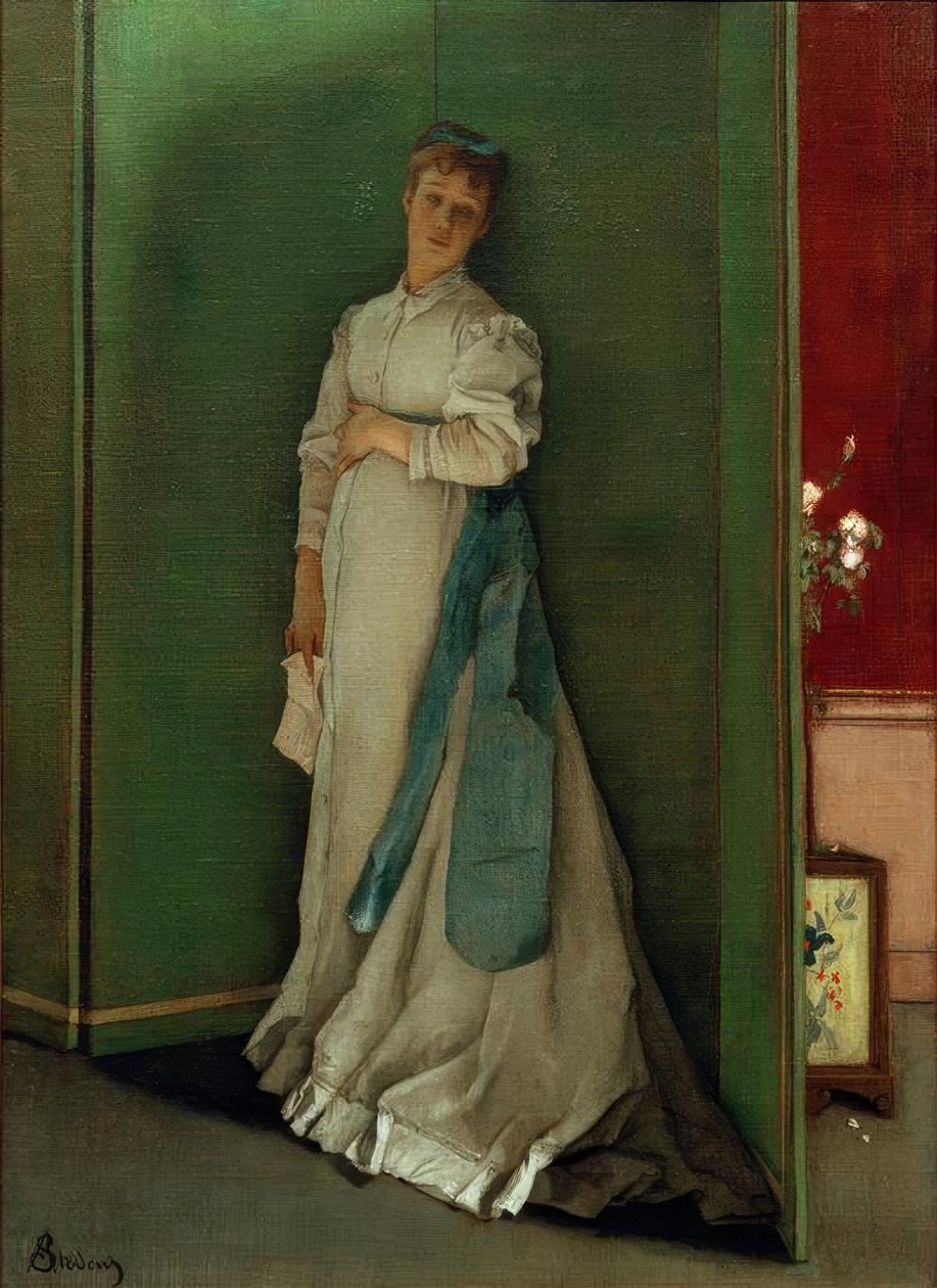 A.Stevens, przerażony autorstwa Alfred Emile Stevens