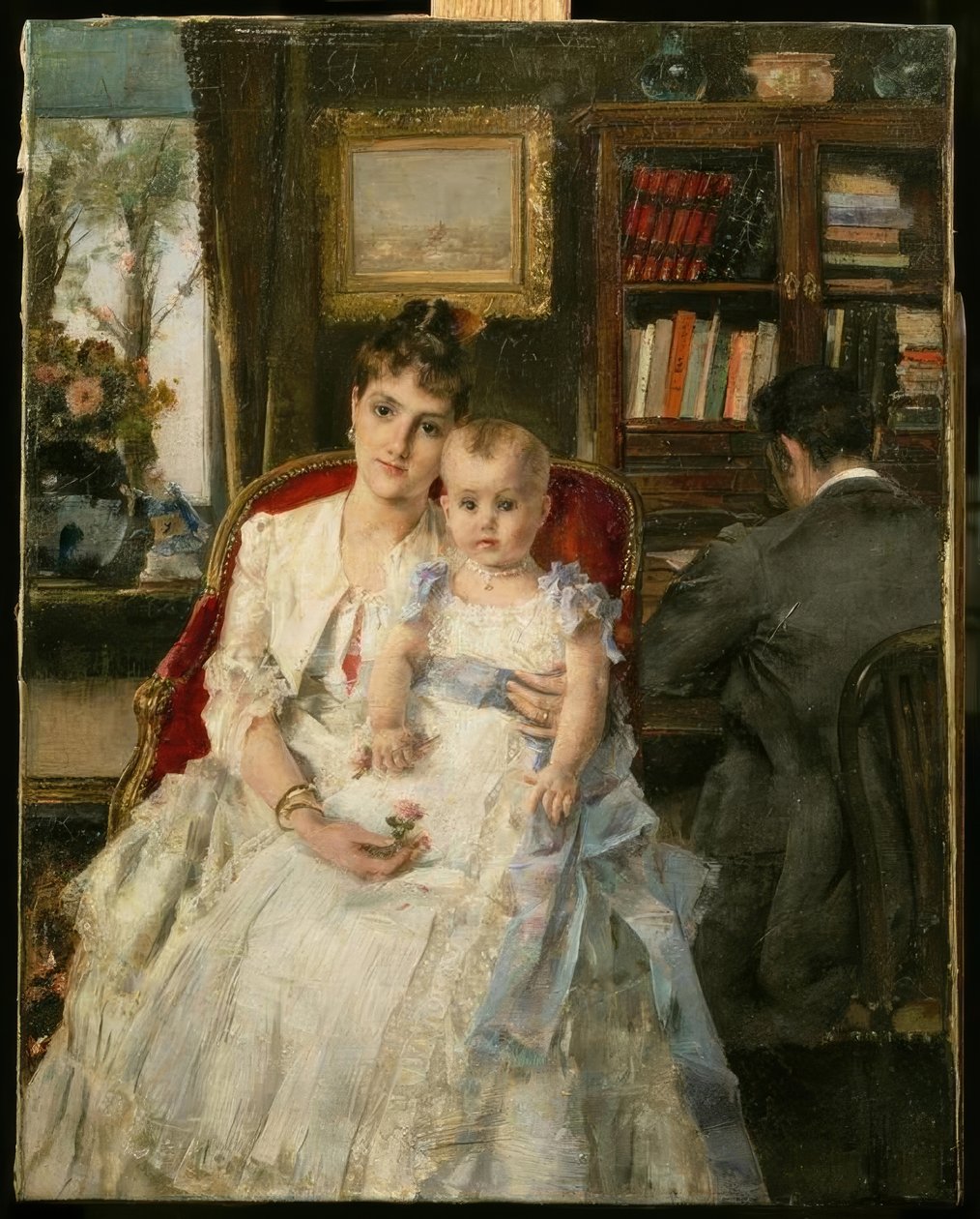 Całe szczęście autorstwa Alfred Emile Stevens