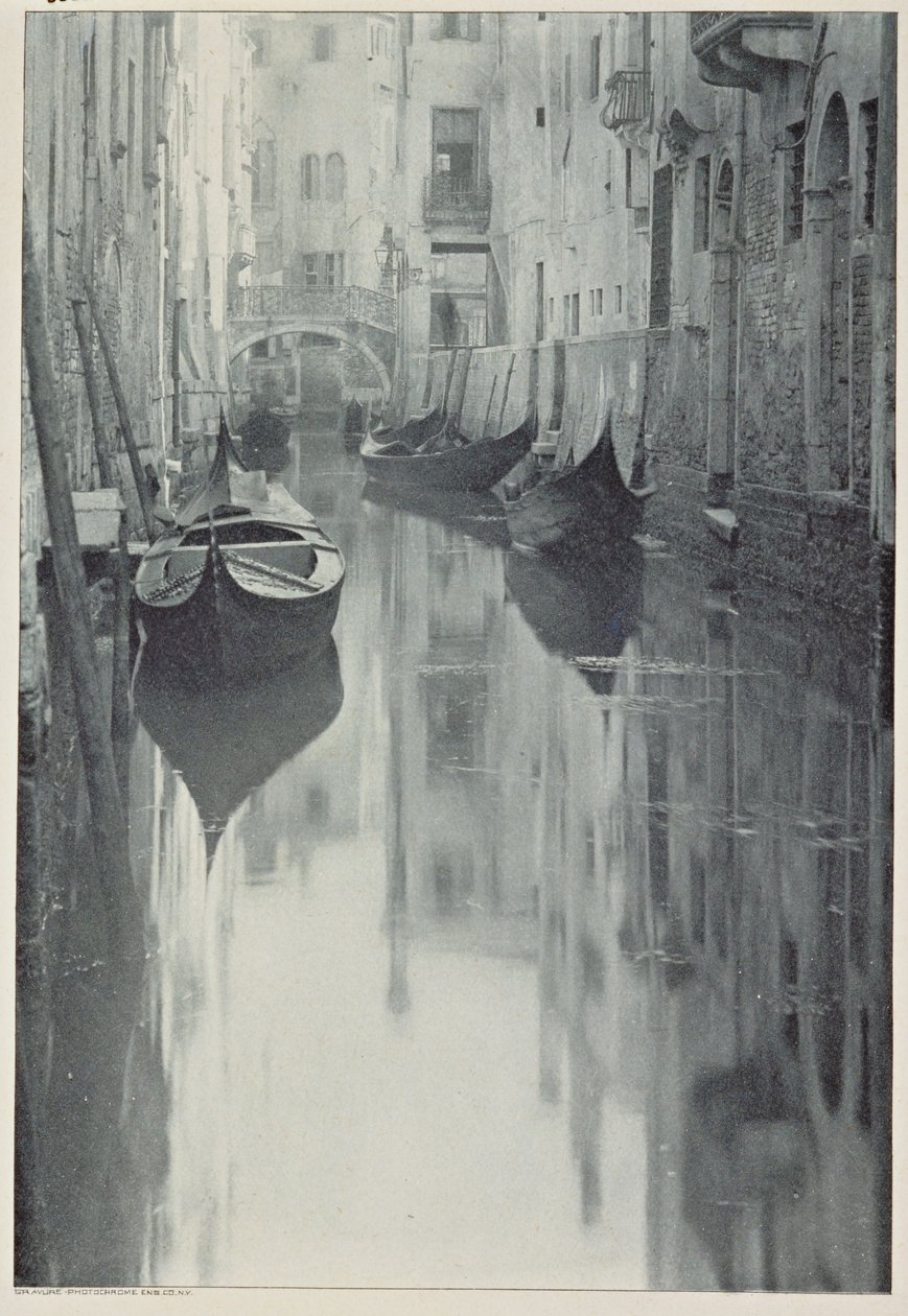 Kawałek Wenecji, negatyw 1894, publikacja 1898 (fotograwiura stonowana) autorstwa Alfred Stieglitz