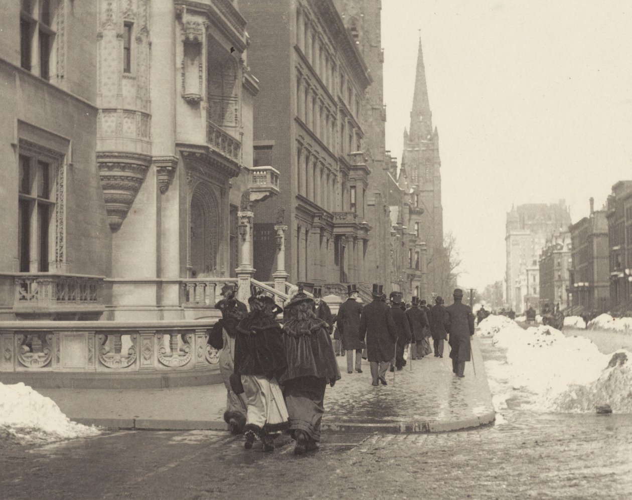 Niedzielny poranek, Nowy Jork autorstwa Alfred Stieglitz
