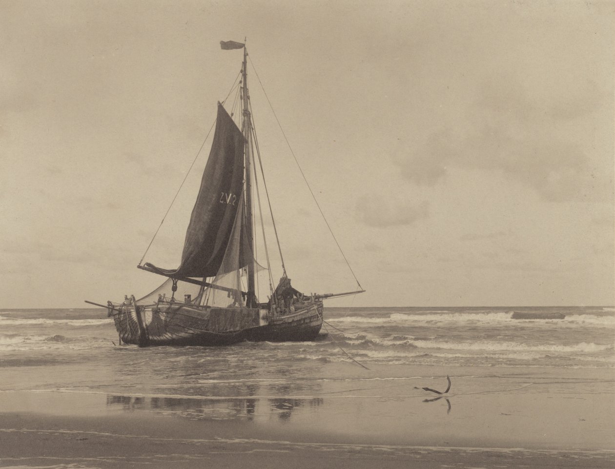 Na kotwicy autorstwa Alfred Stieglitz