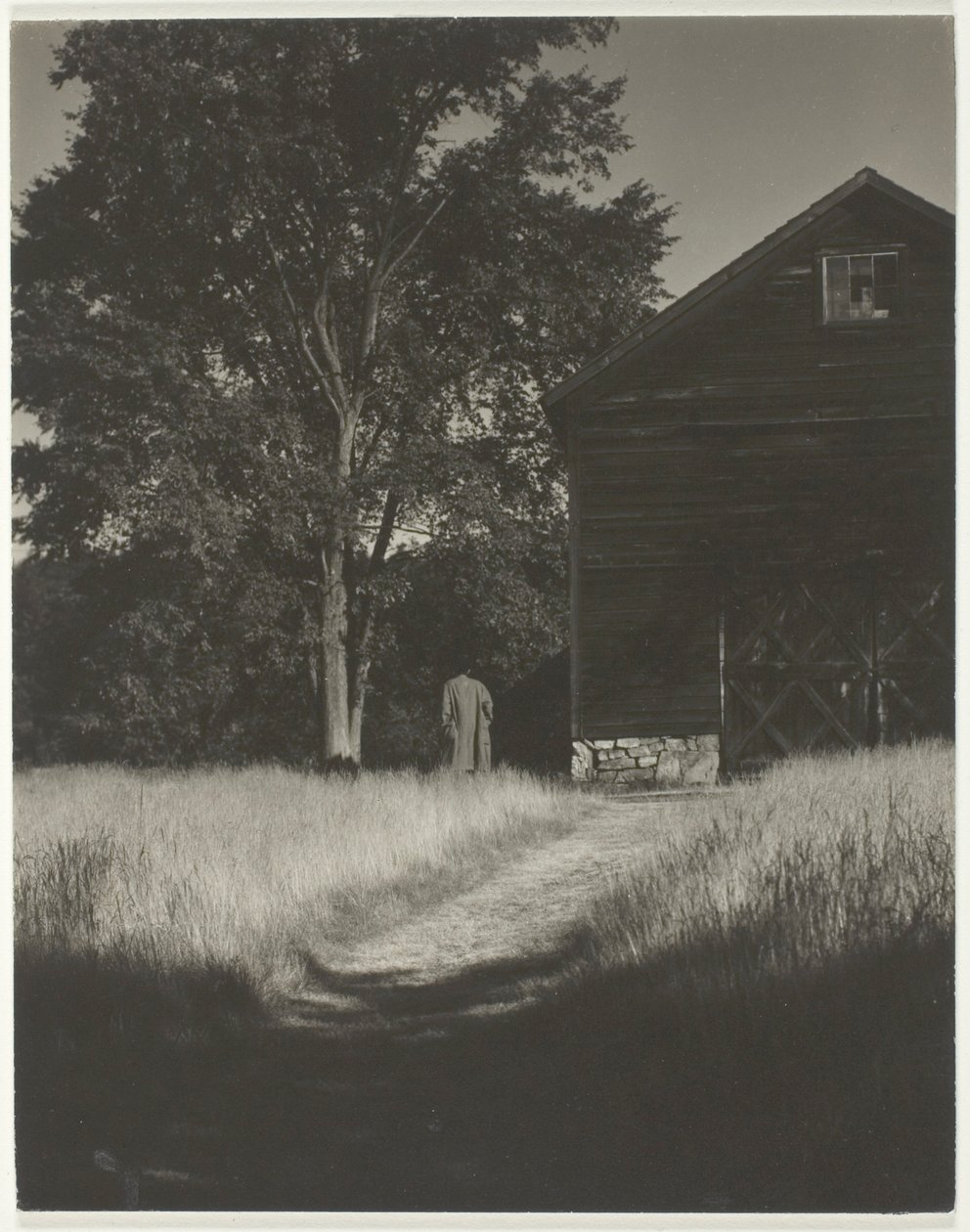 Stodoła, jezioro George autorstwa Alfred Stieglitz