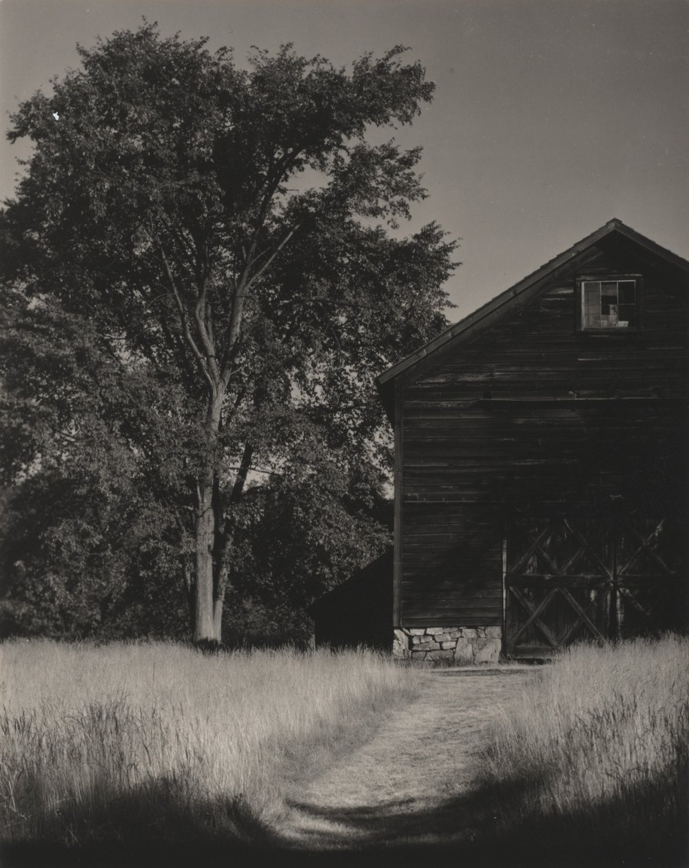 Stodoła, jezioro George autorstwa Alfred Stieglitz