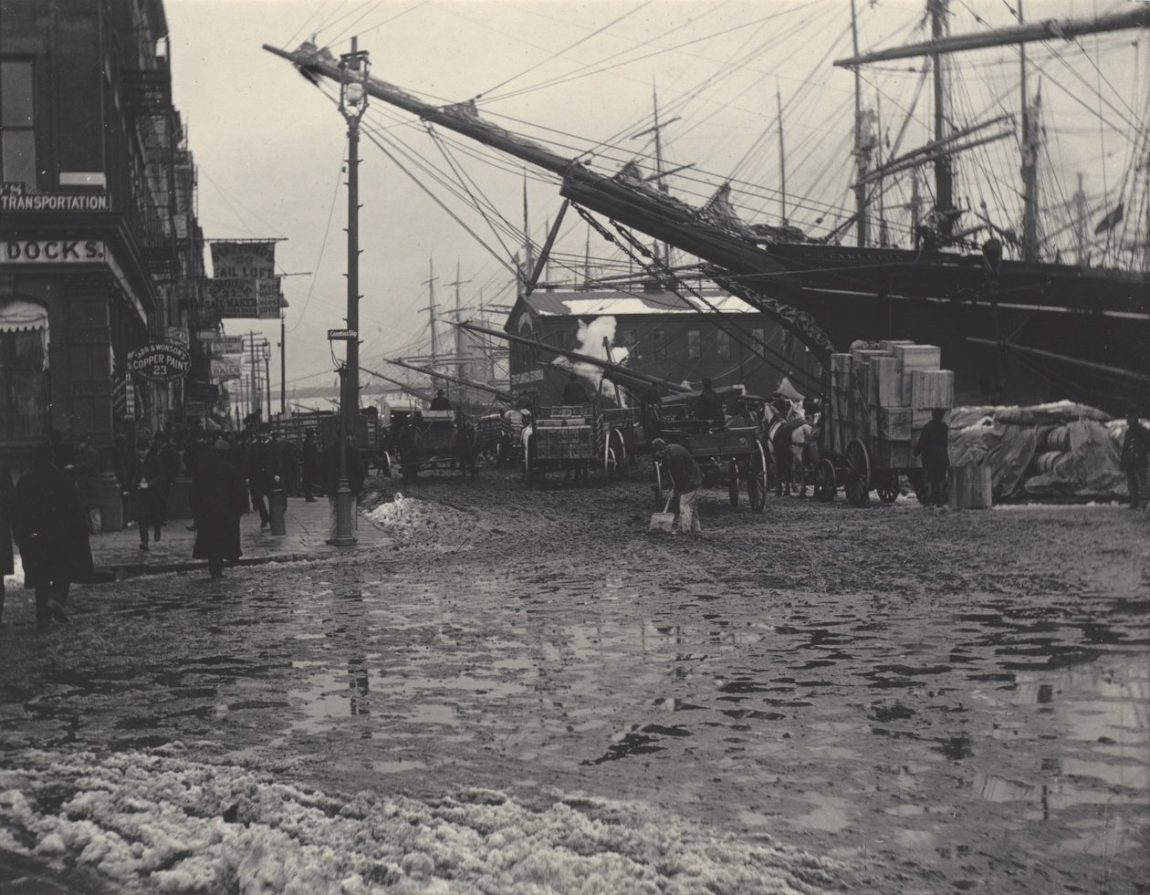 Coenties Slip autorstwa Alfred Stieglitz