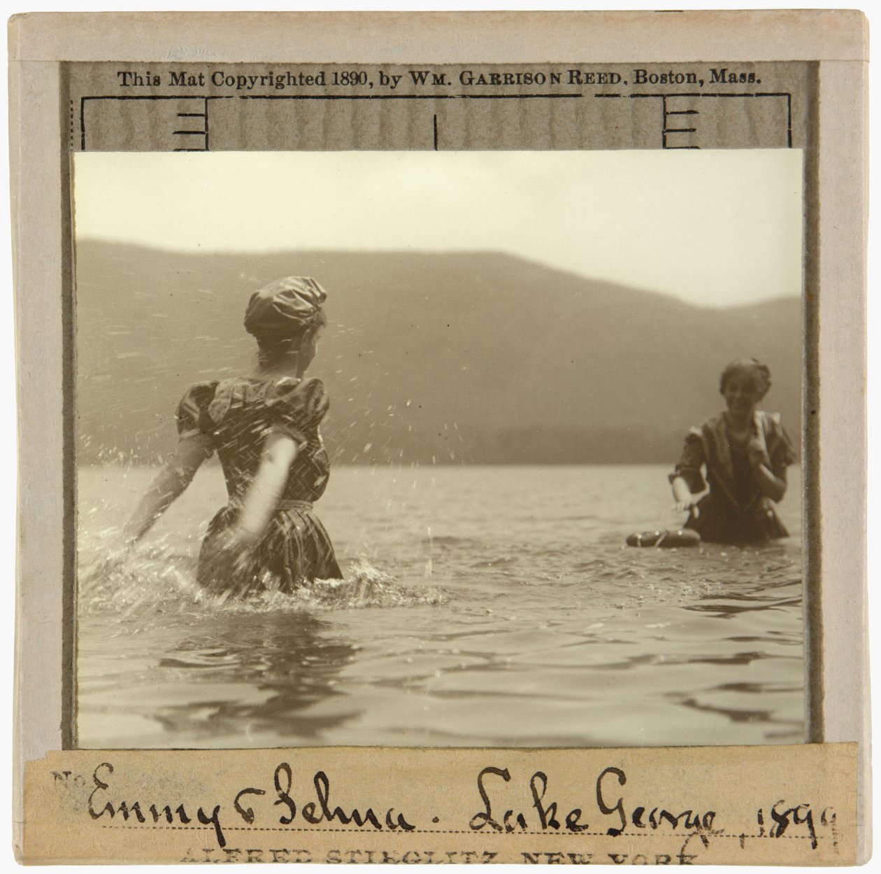 Emmy i Selma, Jezioro George autorstwa Alfred Stieglitz