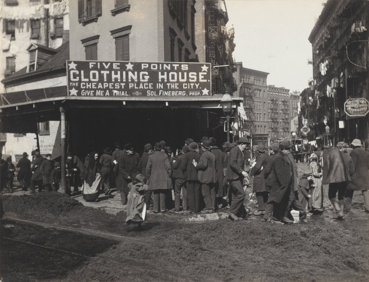 Five Points, Nowy Jork autorstwa Alfred Stieglitz