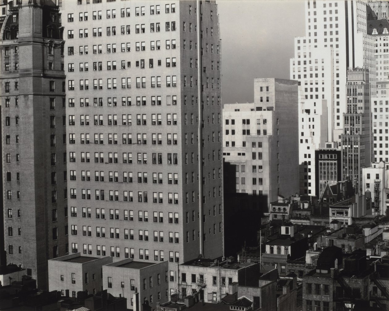 Z mojego okna w An American Place, północ autorstwa Alfred Stieglitz