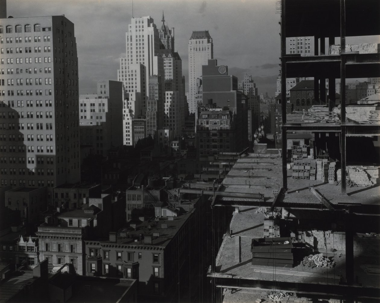 Z mojego okna w An American Place, północ autorstwa Alfred Stieglitz