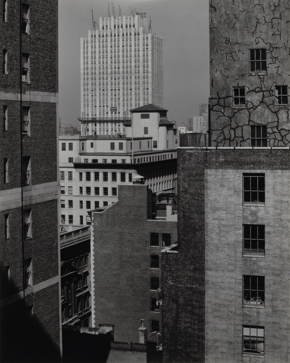 Z mojego okna w „An American Place”, południowy zachód autorstwa Alfred Stieglitz