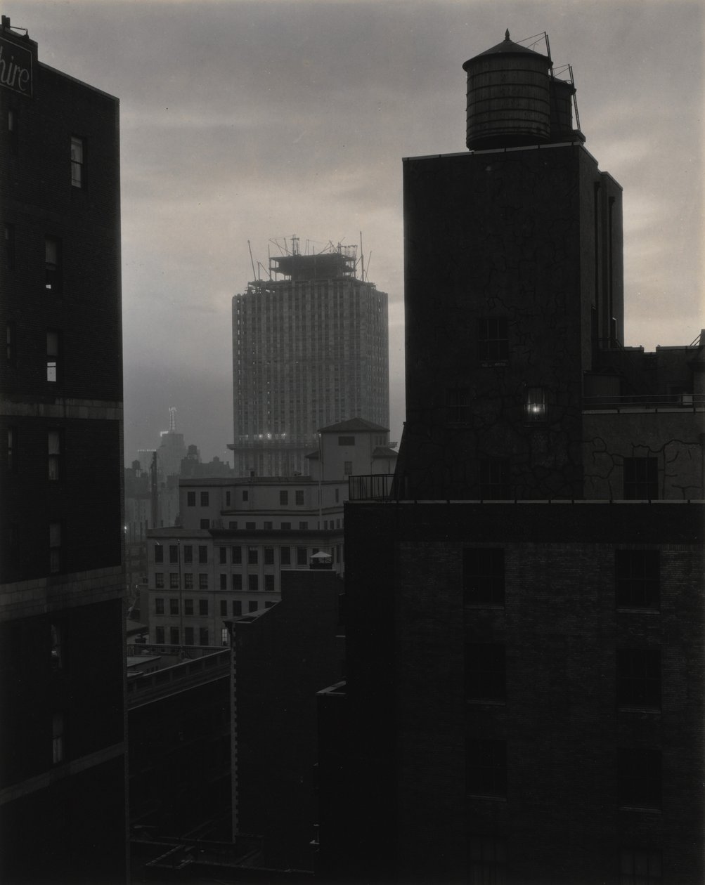 Z mojego okna w An American Place, południowy zachód autorstwa Alfred Stieglitz