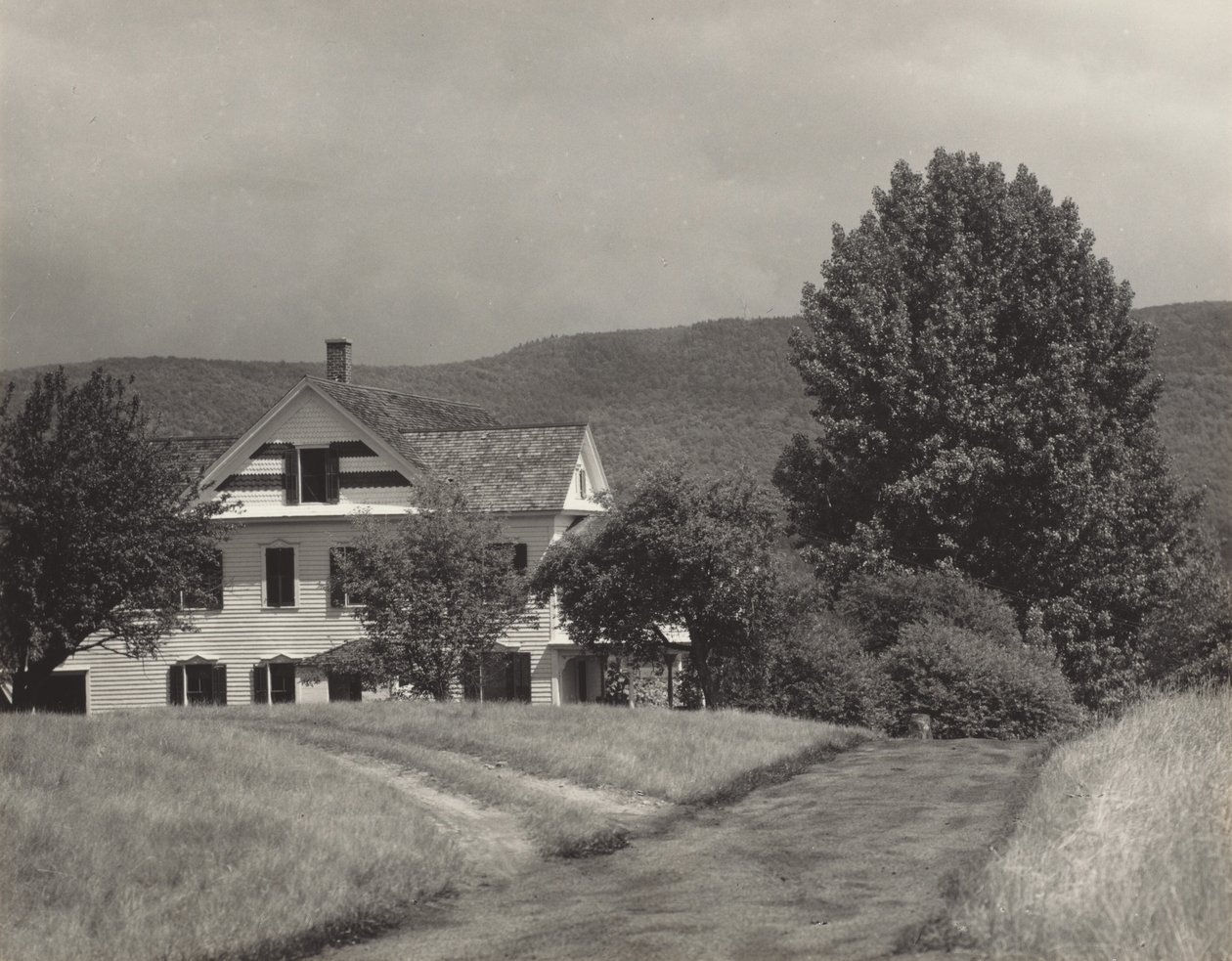 Dom na wzgórzu autorstwa Alfred Stieglitz