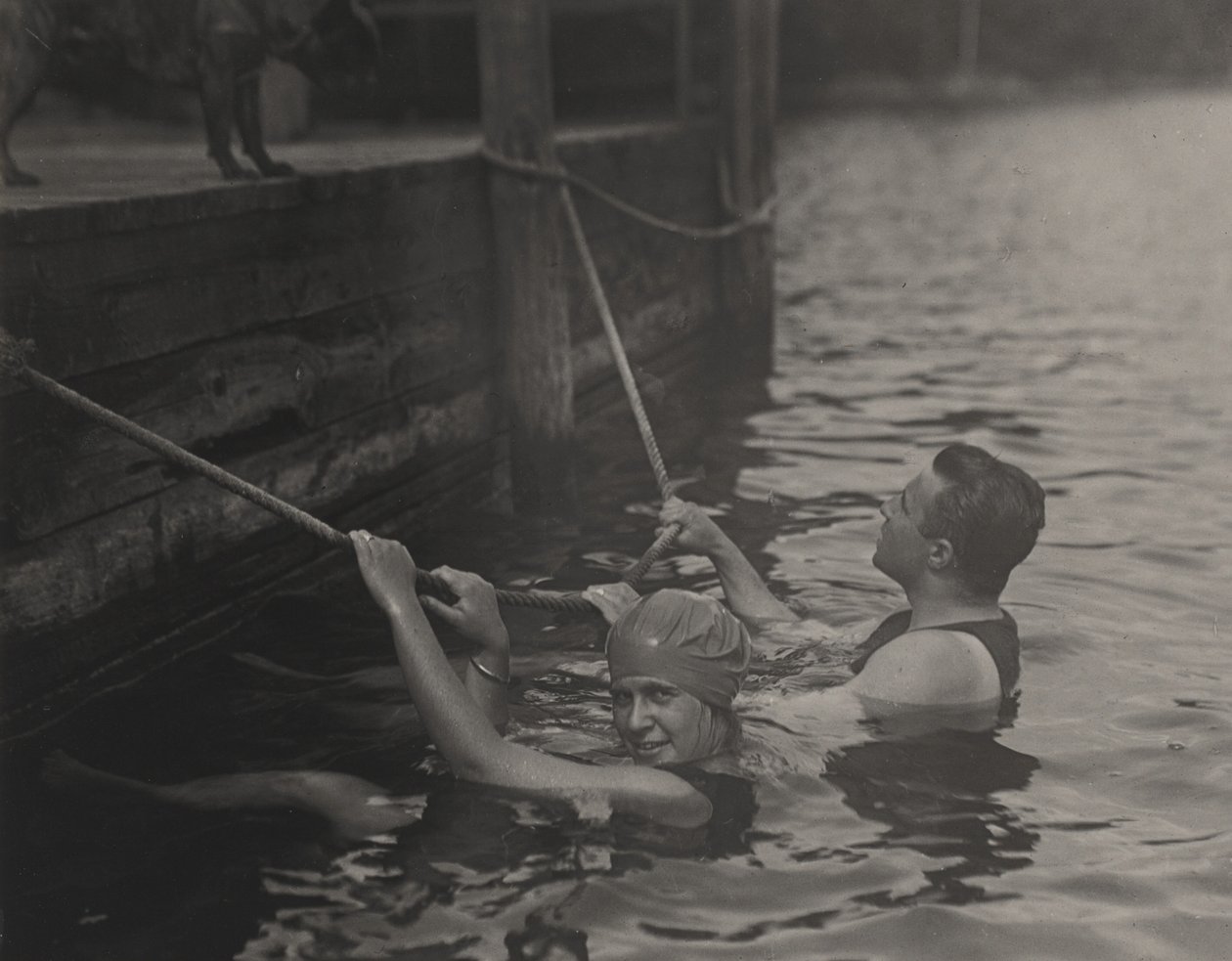 Kitty Stieglitz i Edward Stieglitz autorstwa Alfred Stieglitz
