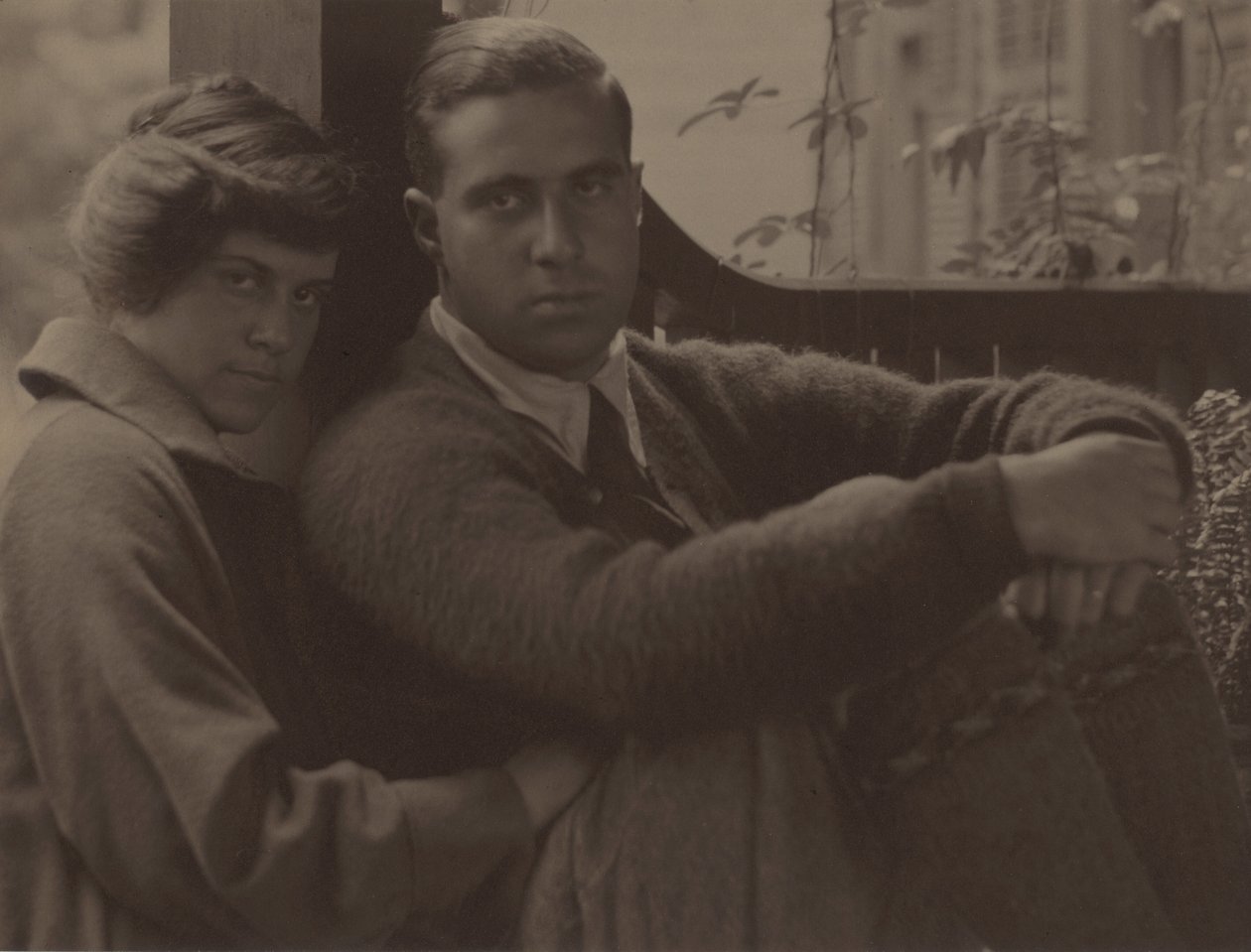 Kitty Stieglitz i Edward Stieglitz autorstwa Alfred Stieglitz