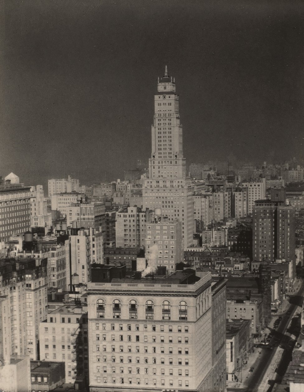 Widok na północ z pokoju 3003, Shelton Hotel, Nowy Jork autorstwa Alfred Stieglitz