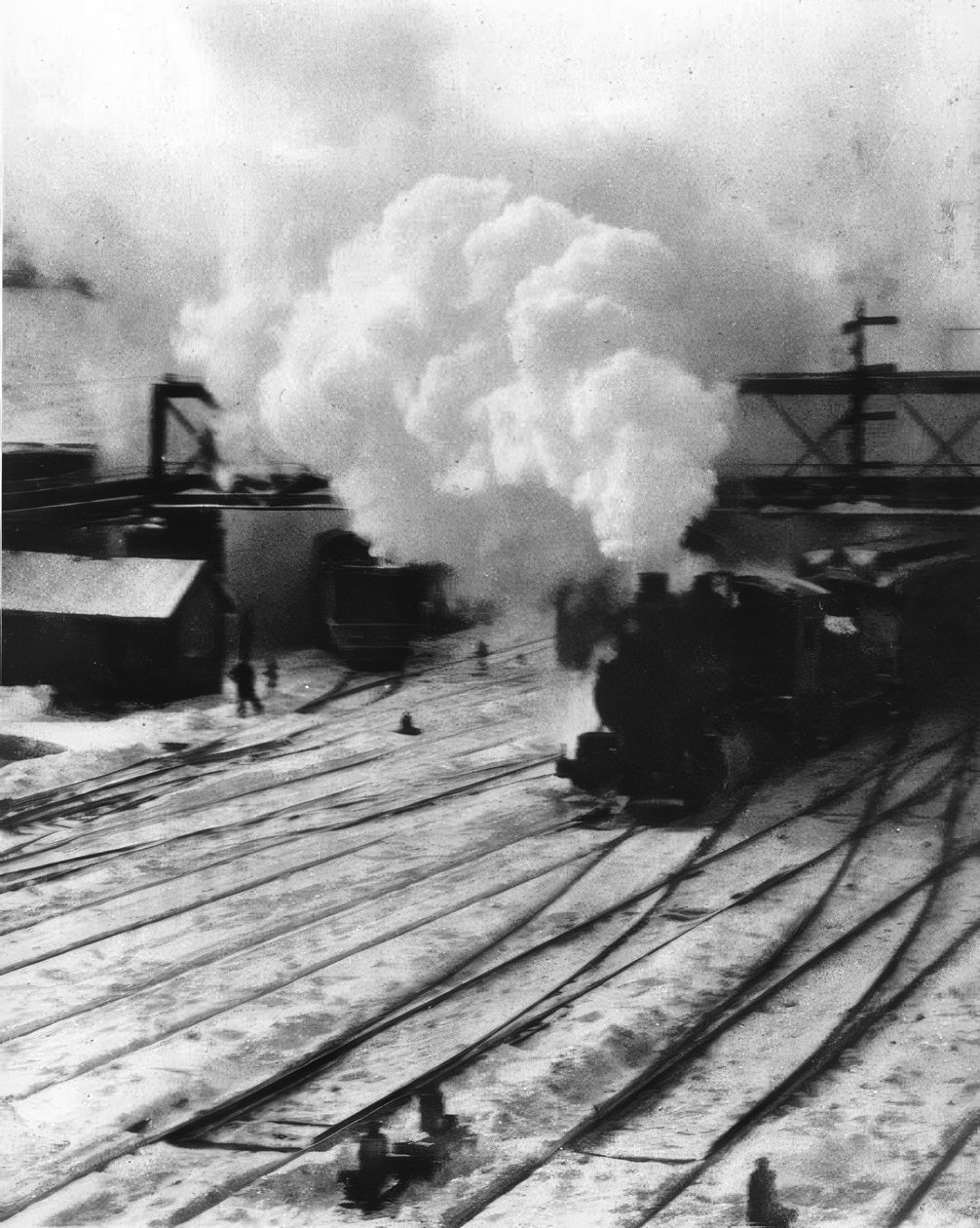 Nowy Jork / Central Yards / Foto 1903 autorstwa Alfred Stieglitz