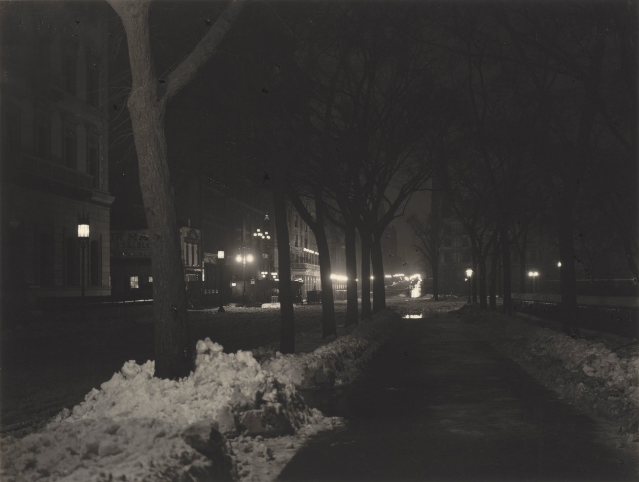 Noc w Nowym Jorku autorstwa Alfred Stieglitz