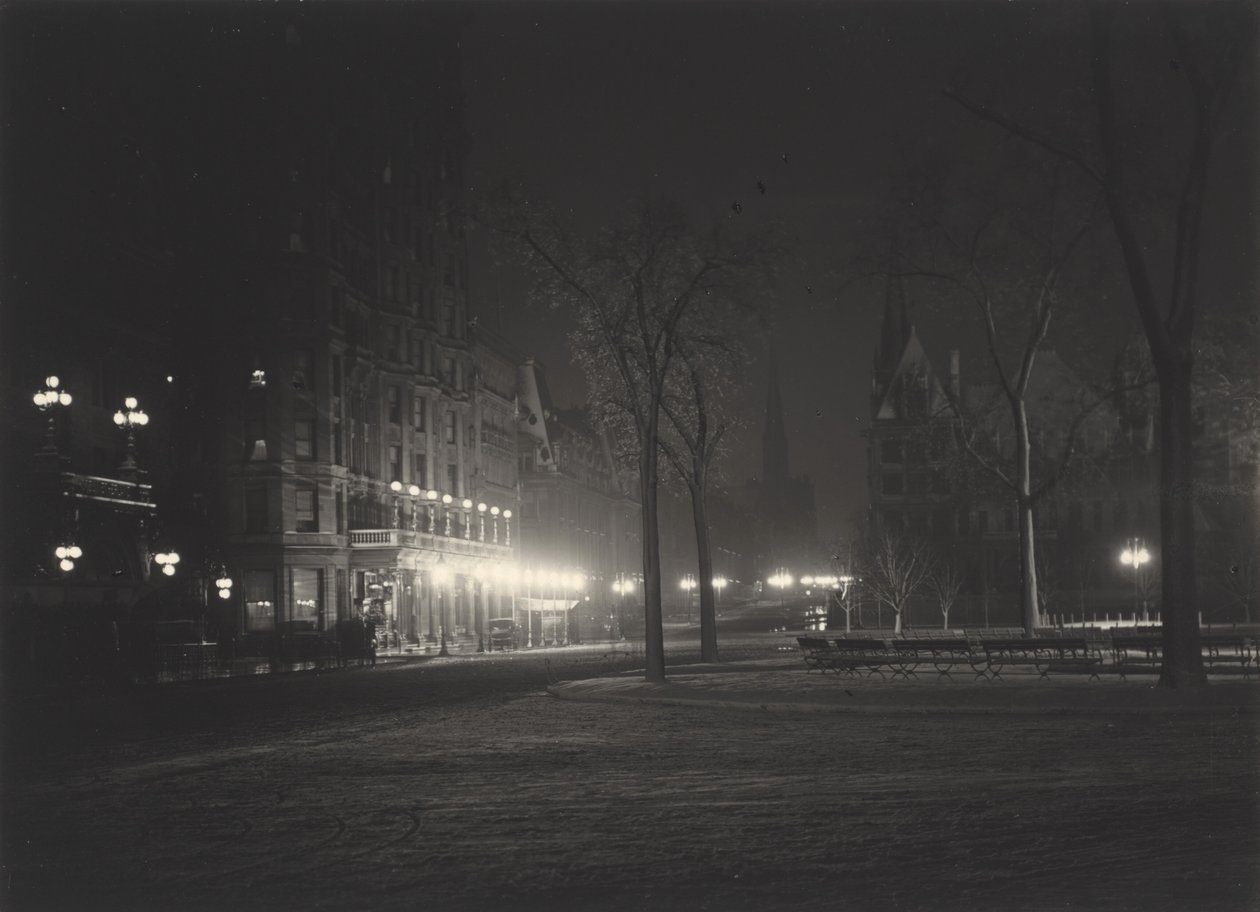 Noc, Nowy Jork autorstwa Alfred Stieglitz