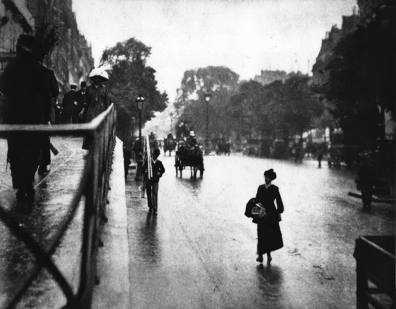 Paryż, scena uliczna / fot. 1911 autorstwa Alfred Stieglitz