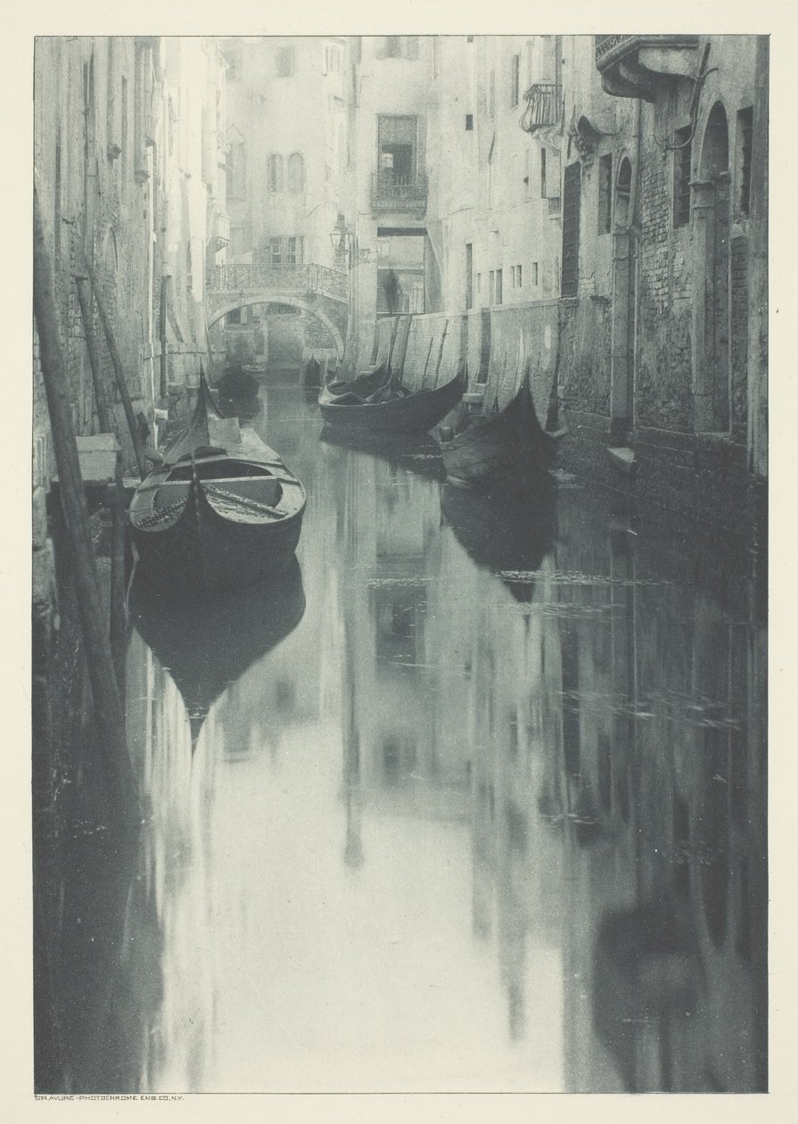 Odbicie-Wenecja autorstwa Alfred Stieglitz