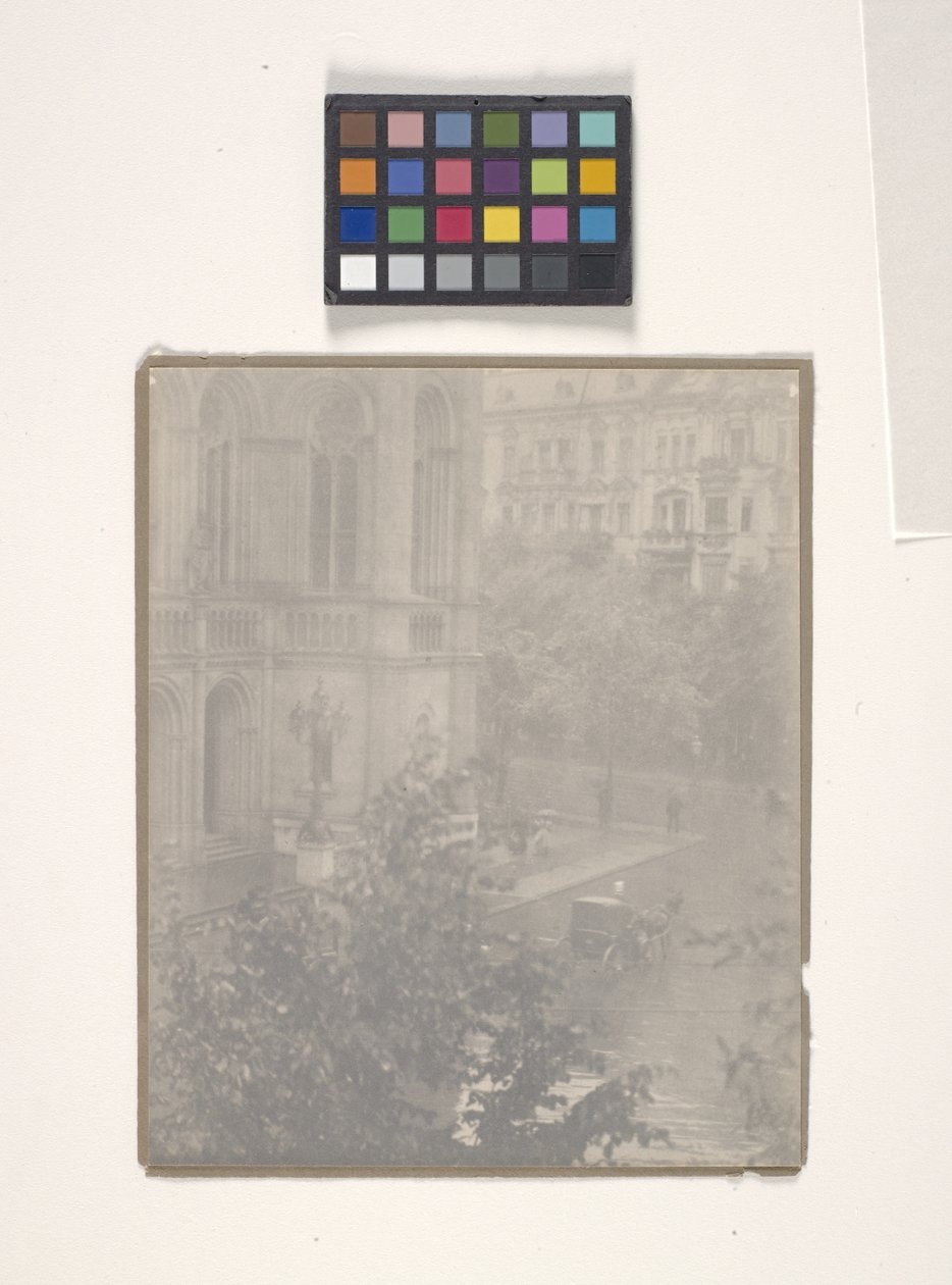 Migawka — z mojego okna, Berlin (fotograwiura) autorstwa Alfred Stieglitz