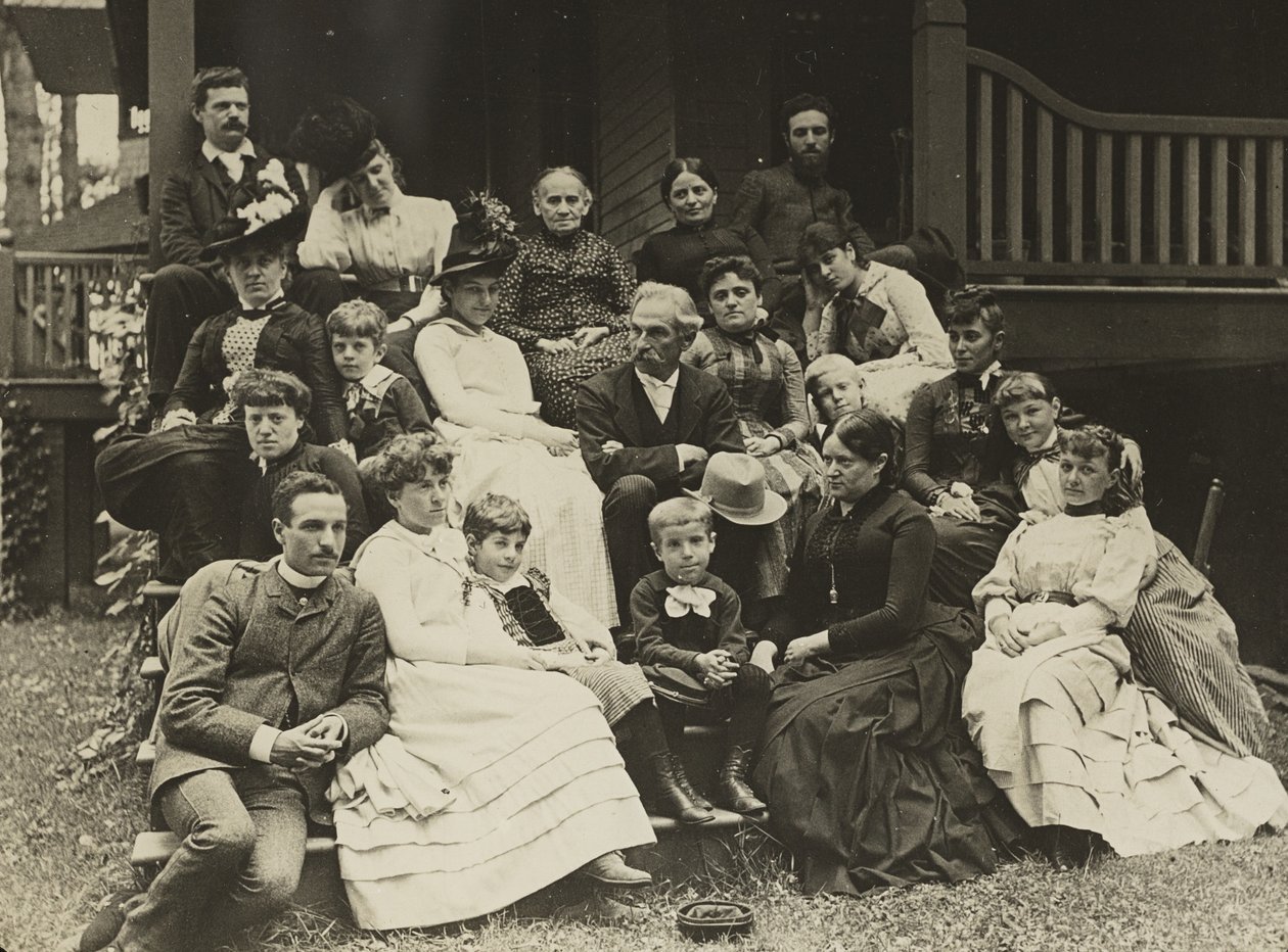 Rodzina Stieglitzów w Oaklawn, Lake George autorstwa Alfred Stieglitz