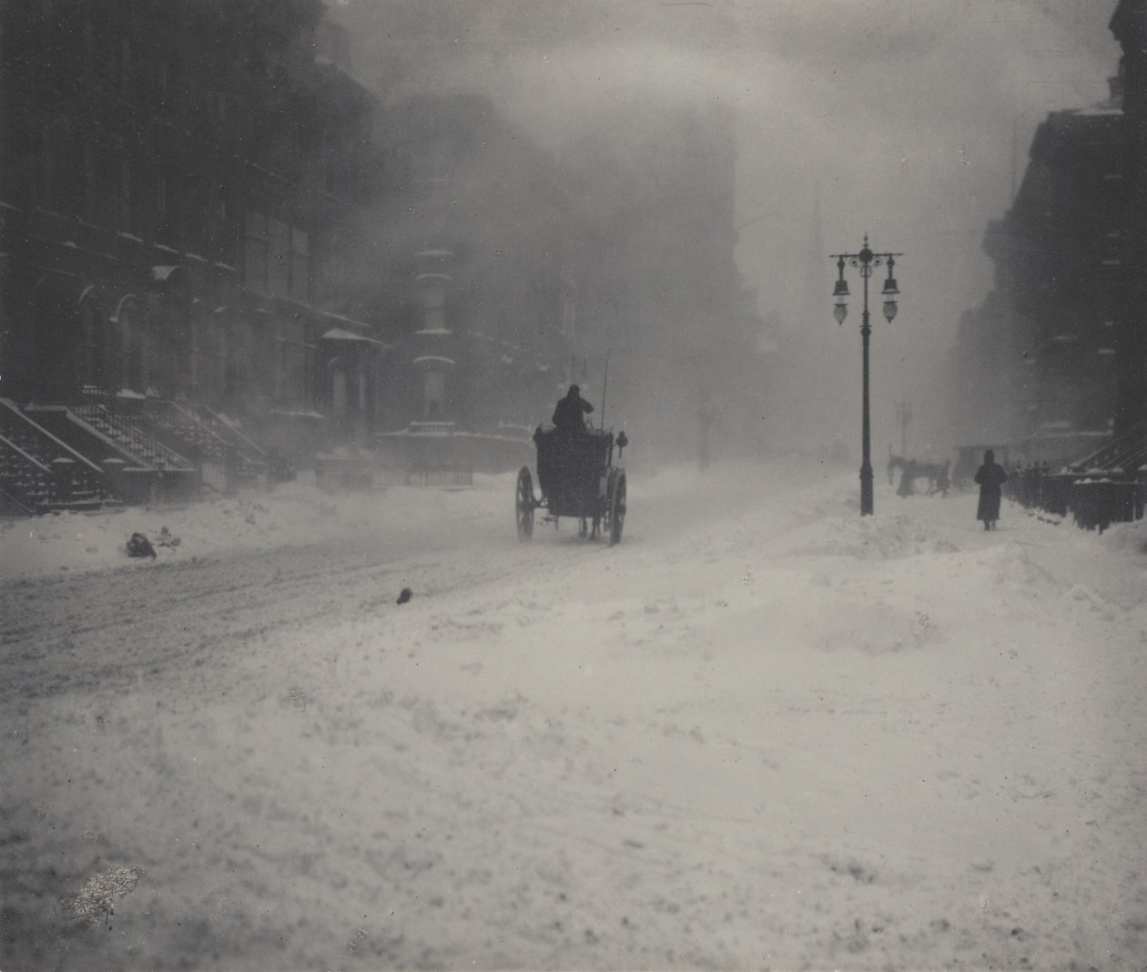 Zamieć śnieżna, Nowy Jork autorstwa Alfred Stieglitz
