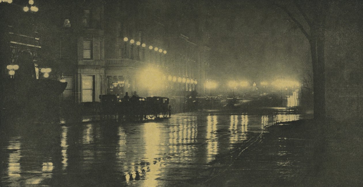 Blask nocy — Nowy Jork autorstwa Alfred Stieglitz