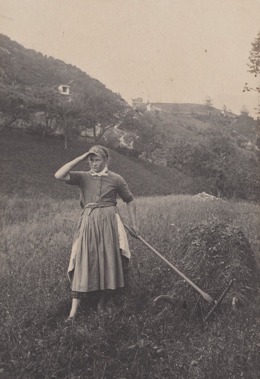 Żniwa, Mittenwald autorstwa Alfred Stieglitz