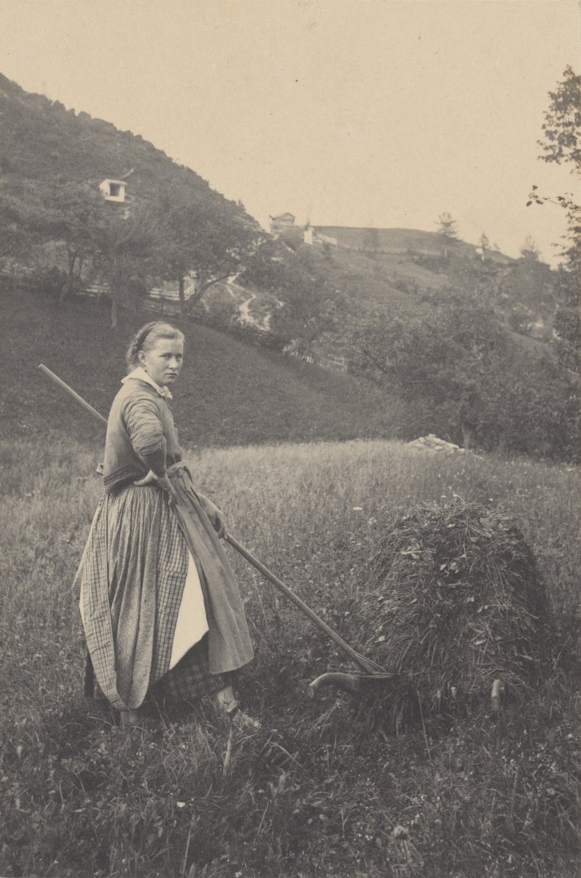 Żniwa, Mittenwald autorstwa Alfred Stieglitz