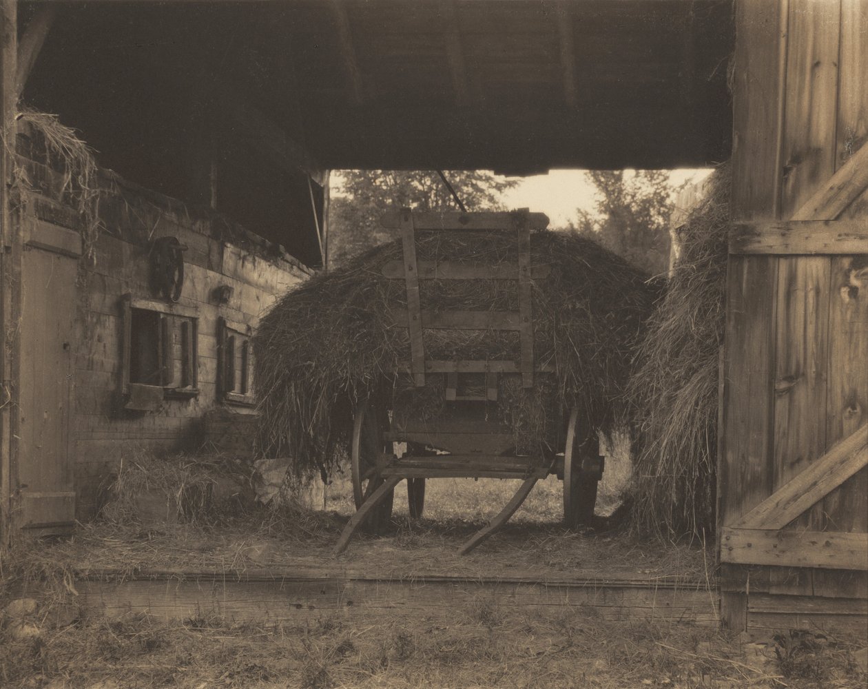 Wóz z sianem autorstwa Alfred Stieglitz
