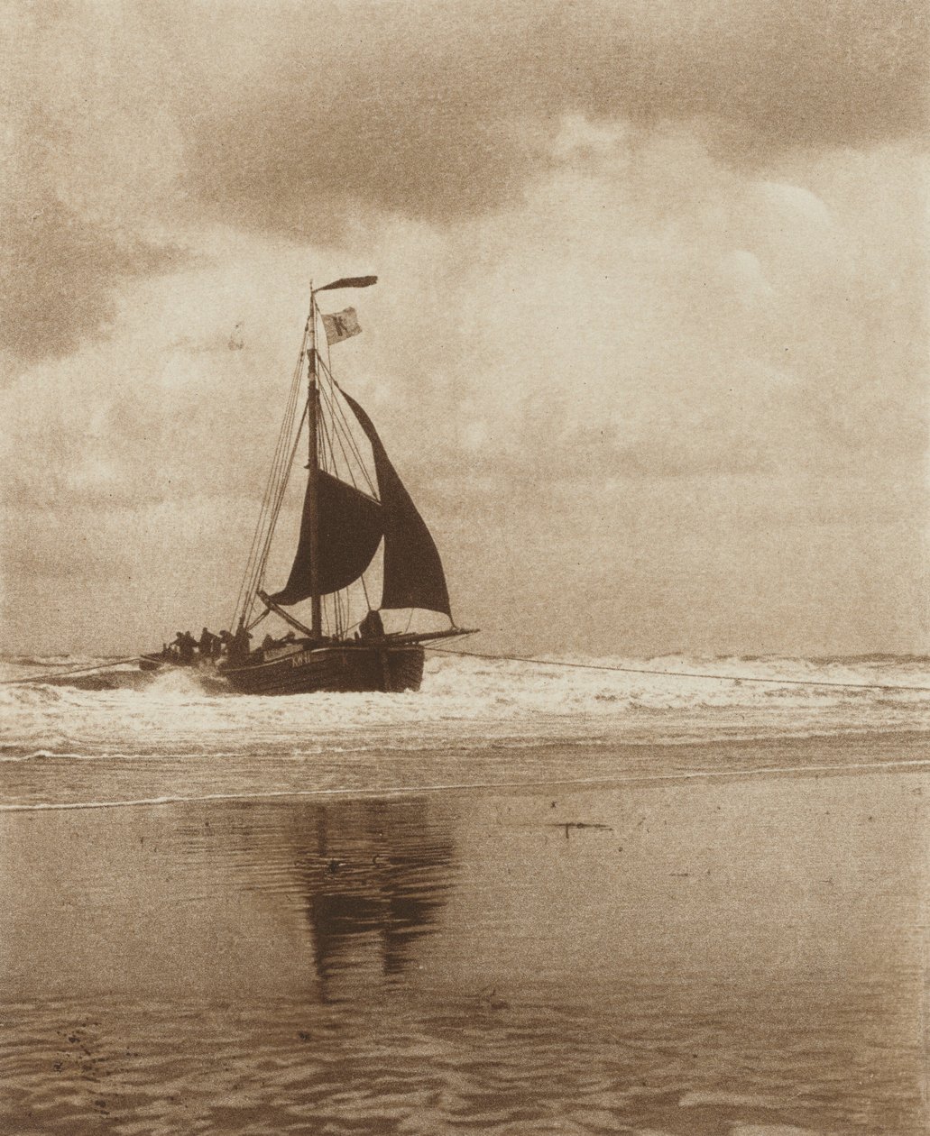 Zbliżająca się łódź autorstwa Alfred Stieglitz